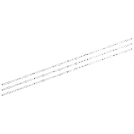 Подсветка 43" 3V / 8 led / 3 pin (комплект 6 шт) 855mm GC43D008-ZC22AG-14 303GC430041 (6шт) (FixitOn) укороченная