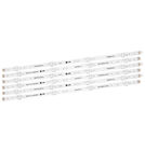 Подсветка 43" 3V / 8 led / 3 pin (комплект 6 шт) 855mm GC43D008-ZC22AG-14 303GC430041 (6шт) (FixitOn) укороченная