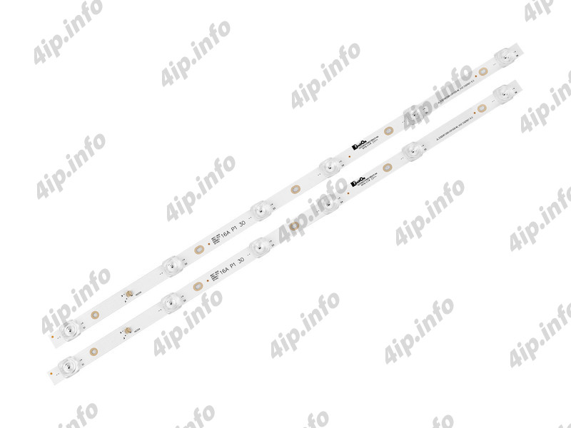 Подсветка (FixitOn) JL-010-D32030601-02S для телевизора Hartens HTY-32H11B-VS, Skyline 32YST5970, Olto 3220R, 32ST20H, Soundmax SM-LED32M14 32" 3V / 6 led / (комплект 2 шт) 544mm