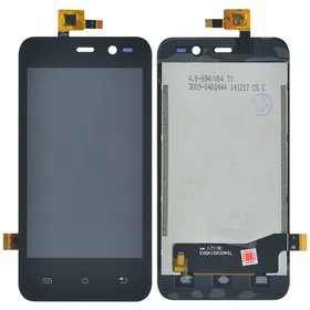 Модуль (дисплей + тачскрин) черный для ZTE LEO Q1