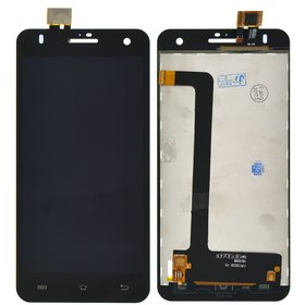 Модуль (дисплей + тачскрин) черный для Fly IQ4512 EVO Chic 4 Quad