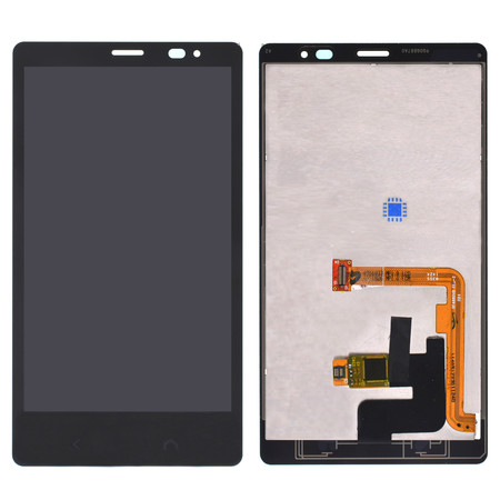 Модуль (дисплей + тачскрин) для Nokia X2 Dual sim RM-1013 черный