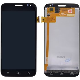 Модуль (дисплей + тачскрин) черный для Explay X5