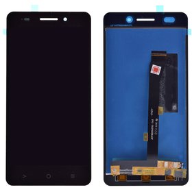 Модуль (дисплей + тачскрин) черный для Highscreen Power Five EVO