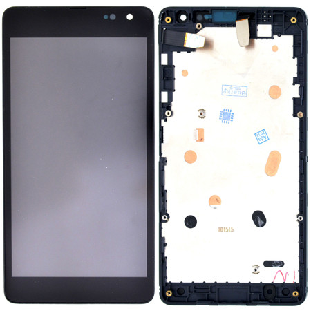 Модуль (дисплей + тачскрин) черный для Microsoft Lumia 535 DUAL SIM RM-1090