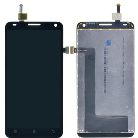 Модуль (дисплей + тачскрин) черный для Lenovo S580