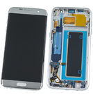 Модуль (дисплей + тачскрин) для Samsung Galaxy S7 edge (SM-G935FD) серебристый с рамкой (Premium)