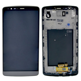 Модуль (дисплей + тачскрин) серый для LG G3 D855