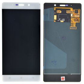 Модуль (дисплей + тачскрин) белый для Highscreen Power Five