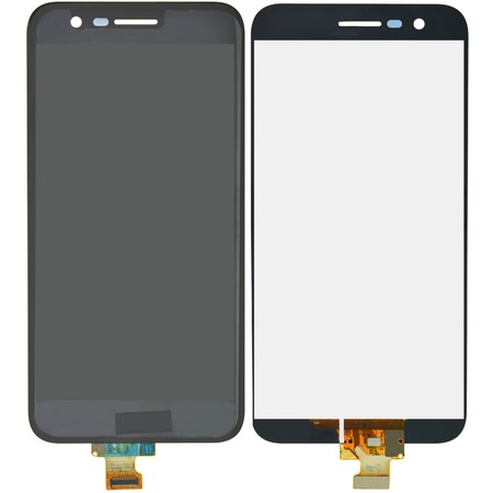 Модуль (дисплей + тачскрин) черный для LG K10 M250