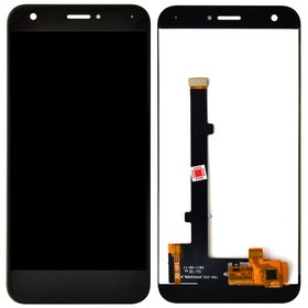 Модуль (дисплей + тачскрин) черный для ZTE Blade Z10