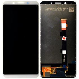 Модуль (дисплей + тачскрин) белый для OPPO F5 (CPH1723)