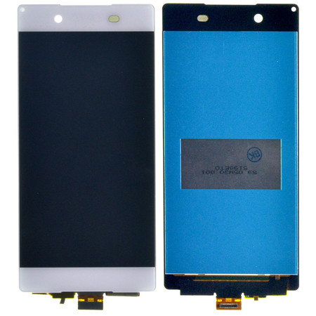 Модуль (дисплей + тачскрин) белый для Sony Xperia Z3+ (E6553)