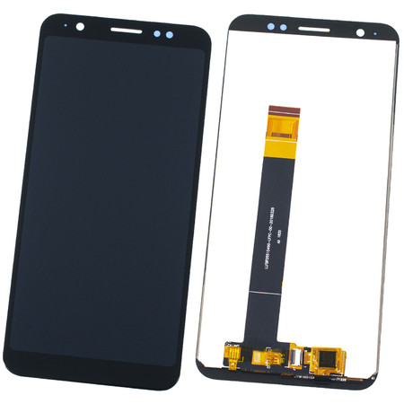 Дисплей для Asus ZenFone Max (M1) ZB555KL / (Экран, тачскрин, модуль в сборе) / HS55EH27P1F-FPC-C / черный