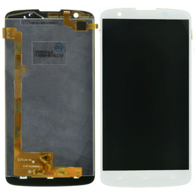 Модуль (дисплей + тачскрин) белый для Philips I928