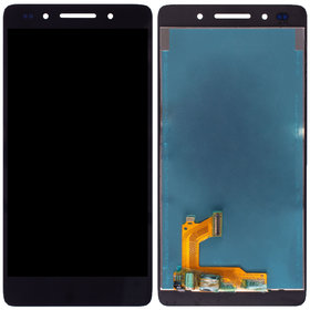 Модуль (дисплей + тачскрин) черный для Honor 7 (PLK-L01)