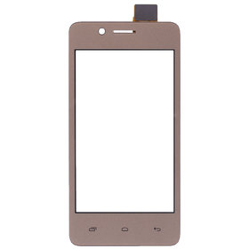 Тачскрин золотистый для Micromax Q402