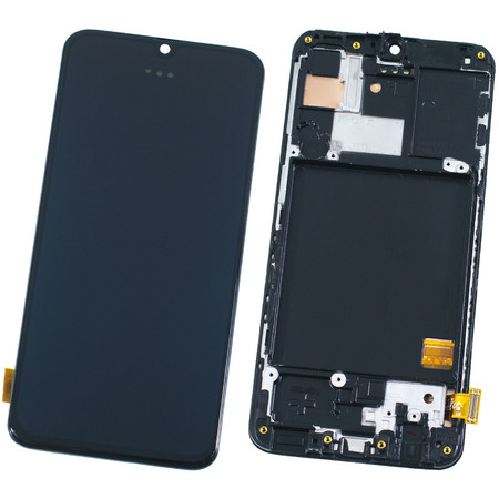 Дисплей Premium для Samsung Galaxy A40 SM-A405 / (Экран, тачскрин, модуль в сборе) / GH82-19672A / черный с рамкой — купить экран на телефон по выгодной цене в интернет-магазине CHIP