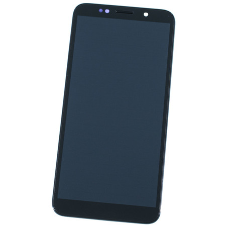 Модуль (дисплей + тачскрин) черный с рамкой для Honor 7A (DUA-L22)
