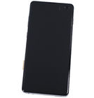 Модуль (дисплей + тачскрин) черный с рамкой (Premium) для Samsung Galaxy S10 Plus (SM-G975F)