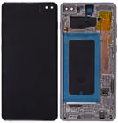 Модуль (дисплей + тачскрин) белый с рамкой (Premium) для Samsung Galaxy S10 Plus (SM-G975F)