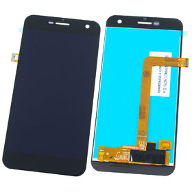 Модуль (дисплей + тачскрин) черный для Wileyfox Spark