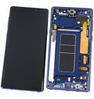 Модуль (дисплей + тачскрин) черный с синей рамкой (Premium) для Samsung Galaxy Note 9 (SM-N960)