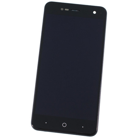 Модуль (дисплей + тачскрин) черный с рамкой (Premium LCD) для ZTE Blade V8 Mini