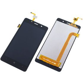 Модуль (дисплей + тачскрин) черный для Leagoo M5