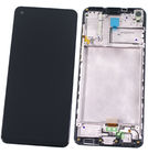 Модуль (дисплей + тачскрин) черный с рамкой (Premium) для Samsung Galaxy A21s (SM-A217F)