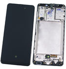 Модуль (дисплей + тачскрин) черный с рамкой (Premium 100%) для Samsung Galaxy A31 (SM-A315F)