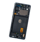 Дисплей Premium в рамке для Samsung Galaxy S20 FE SM-G780 (экран, тачскрин, модуль в сборе) черно-синий