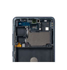 Дисплей Premium в рамке для Samsung Galaxy S20 FE SM-G780 (экран, тачскрин, модуль в сборе) черно-синий
