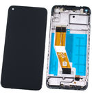 Модуль (дисплей + тачскрин) черный с рамкой (Premium) для Samsung Galaxy M11 (SM-M115F)