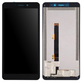Модуль (дисплей + тачскрин) черный для Ulefone Armor X5