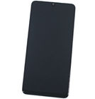 Модуль (дисплей + тачскрин) черный с рамкой (Premium) для Samsung Galaxy A22 (SM-A225F)