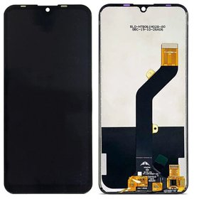 Модуль (дисплей + тачскрин) черный для Tecno Spark 4 Air (KC6, KC1J)