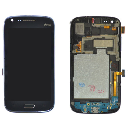 Модуль (дисплей + тачскрин) синий с рамкой для Samsung Galaxy Core GT-I8262