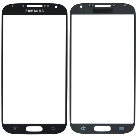 Стекло черный для Samsung Galaxy S4 GT-I9500