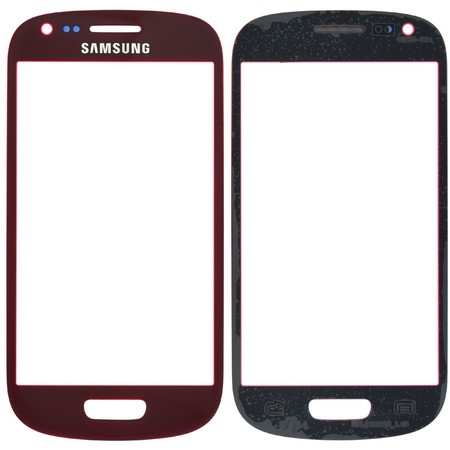Стекло Samsung Galaxy S3 mini (GT-I8190) красный