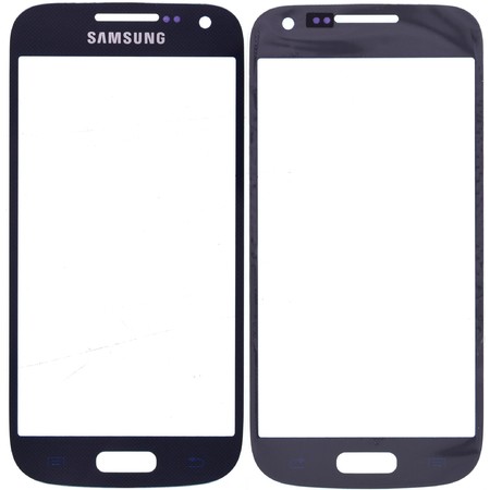 Стекло голубой для Samsung Galaxy S4 mini GT-I9195
