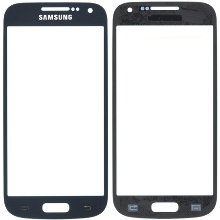 Стекло темно-синий для Samsung Galaxy S4 mini Duos GT-I9192