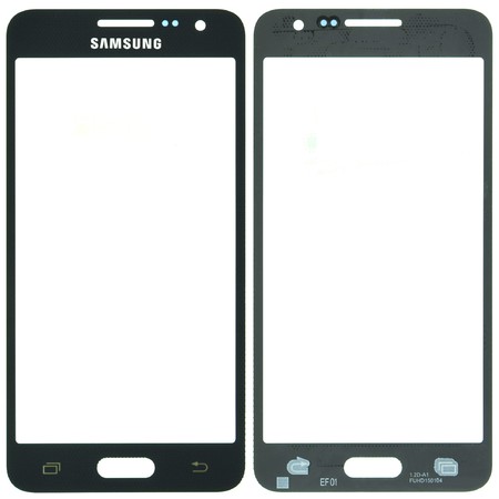 Стекло черный для Samsung Galaxy A3 SM-A300F/DS