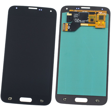 Модуль (дисплей + тачскрин) черный (OLED) для Samsung Galaxy S5 (SM-G900FD)
