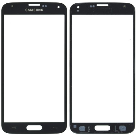 Стекло черный для Samsung Galaxy S5 Duos SM-G900FD