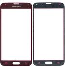 Стекло красный для Samsung Galaxy S5 Duos SM-G900FD