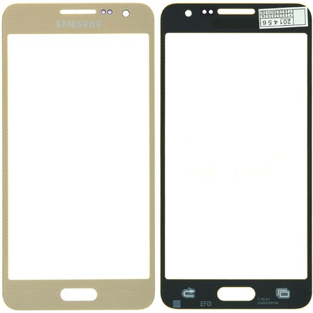 Стекло золотистый для Samsung Galaxy A3 SM-A300F/DS