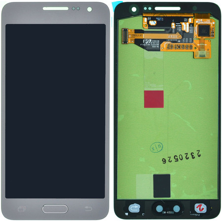 Модуль (дисплей + тачскрин) серебристый для Samsung Galaxy A3 SM-A300F/DS