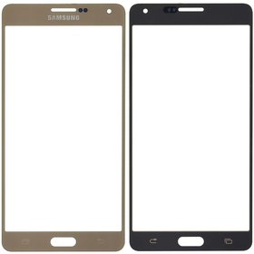 Стекло золотистый для Samsung Galaxy A7 SM-A700H