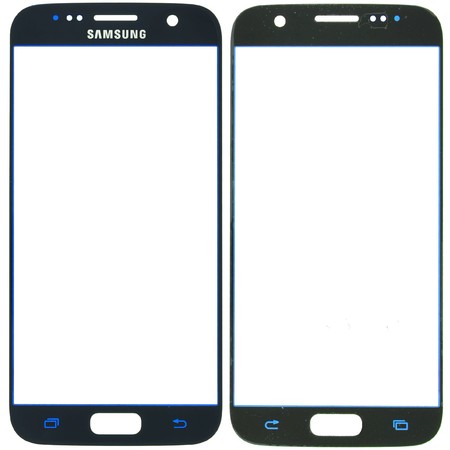 Стекло черный для Samsung Galaxy S7 (SM-G930FD)